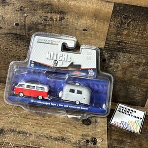 Greenlight Hitch Tow Club V-Dub 1974 VW Volkswagen Type 2 Bus & Airstream Bambi